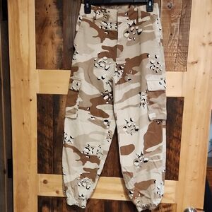 Forever 21 Brown and Cream Pants